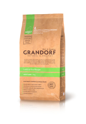 Grandorf Adult Mini сухой корм для взрослых собак мини пород с ягненком и индейкой 1 кг. 